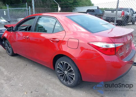 2015 Toyota Corolla S Plus z USA, uszkodzony, nr VIN 2T1BURHEXFC477454